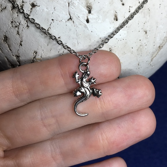 Tampa Coin Rings Jewelry - 🦎 Lizard Necklace Tibetan Silver 🦎 4for$20